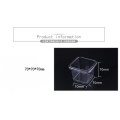 Pet Clear Plastic Compartment Take Away Salad Food Container Tray 7